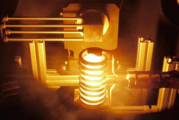 Induction heating of a specimen
